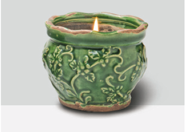 Holiday Pottery Collection - Small Round Pot