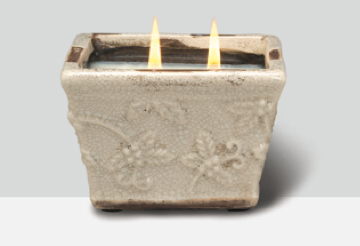 Holiday Pottery Collection - Small Square Pot
