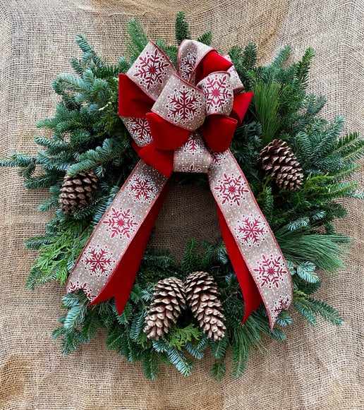 Live Pine Wreath