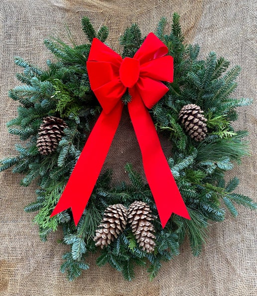 Live Pine Wreath