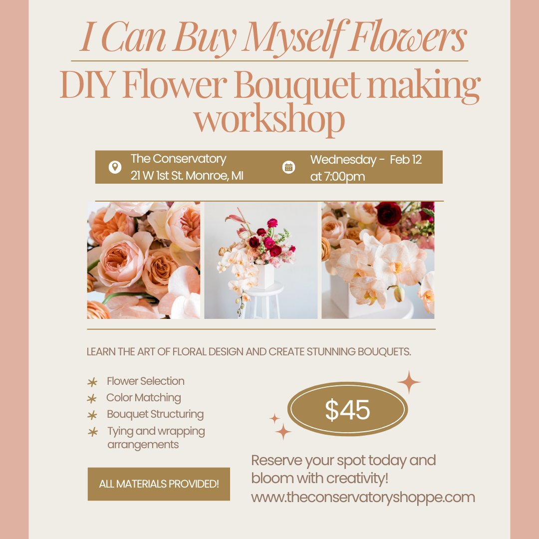 I Can Buy Myself Flowers - DIY Flower bouquet making  workshop