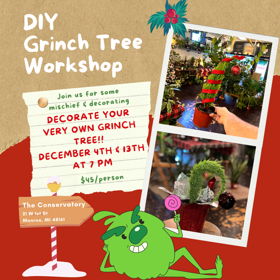 DIY Grinch Tree Workshop - 12/13/2024