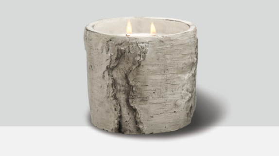 White Woods Collection - Small Round Pot